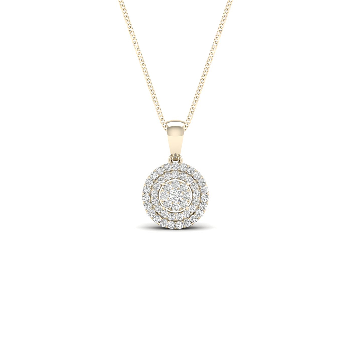 55046_1.jpg 10K 0.13CT Diamond Pendant - Image 1