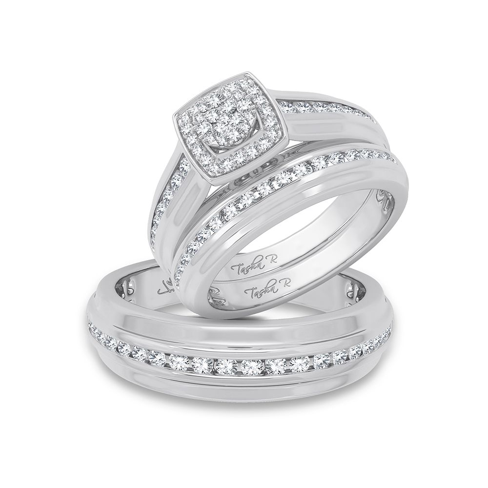 55432_1.jpg 14K 0.86CT Diamond Trio Set - Image 1