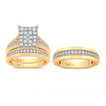 14K 1.15ct Diamond Trio Set - Image 2