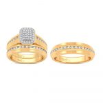 14K 0.90ct Diamond Trio Set - Image 2