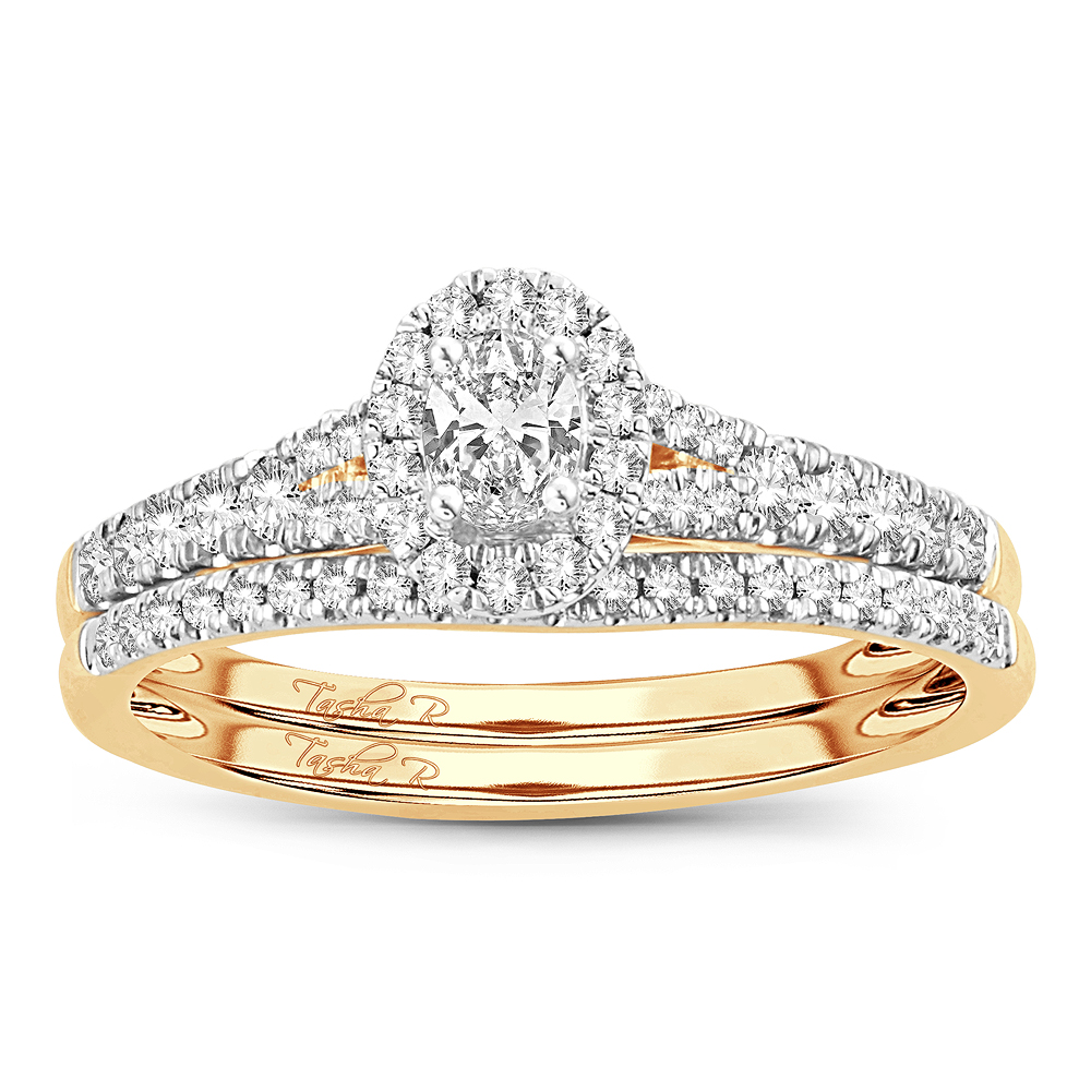 55583_1.jpg 14K 0.50CT Fancy Cut Bridal - Image 1