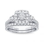 14K 1.00CT Diamond Bridal Ring