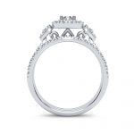 14K 1.00CT Diamond Bridal Ring - Image 3