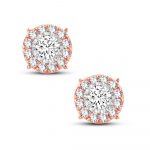14K 0.52CT DIAMOND EARRING - Image 2