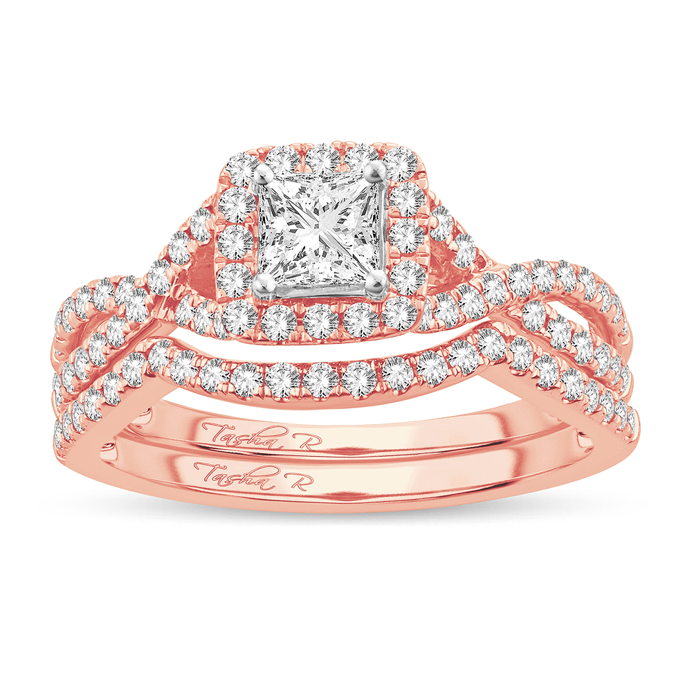 56175_1.jpg 14K 1.00CT Diamond BRIDAL SET - Image 1