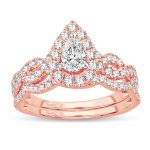 14K  1.40CT  DIAMOND  BRIDAL  RING