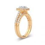 14K 1.05CT Diamond Bridal Ring - Image 2