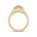 14K 1.05CT Diamond Bridal Ring - Image 3