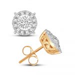 14K 0.75CT DIAMOND EARRING