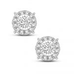 14K 0.75CT DIAMOND EARRING - Image 2