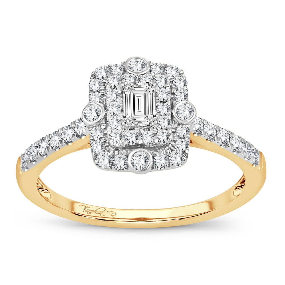 56504_1.jpg 14K 0.51CT Diamond ring - Image 1
