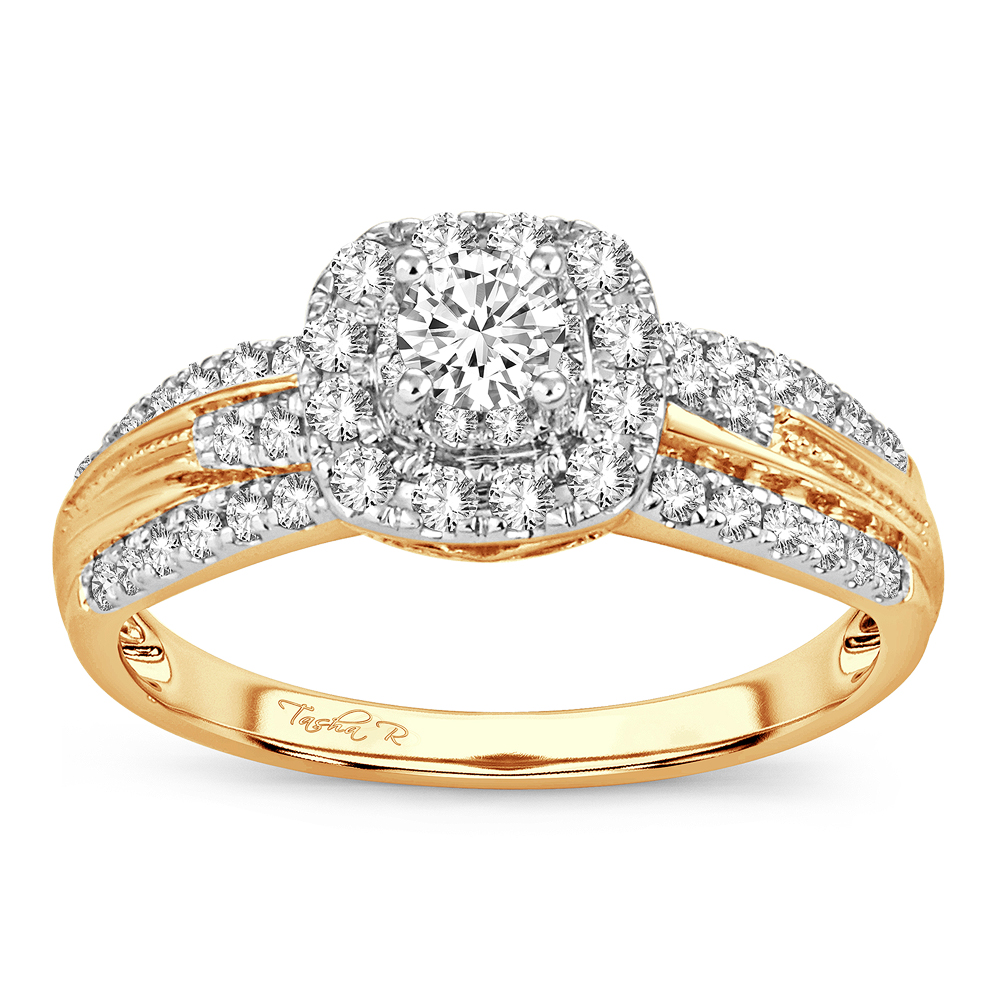 56580_1.jpg 14K 0.62CT Diamond ring - Image 1