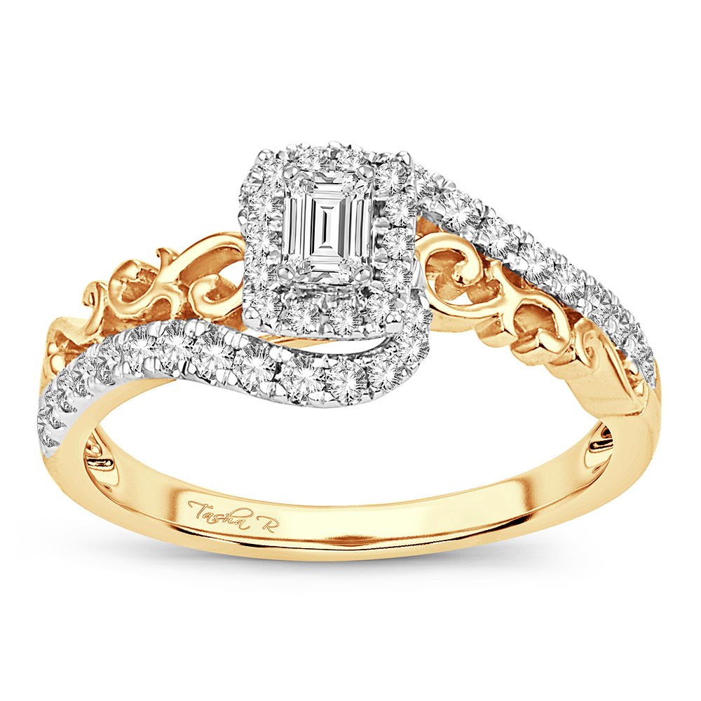 56593_1.jpg 14K 0.50CT Diamond ring - Image 1