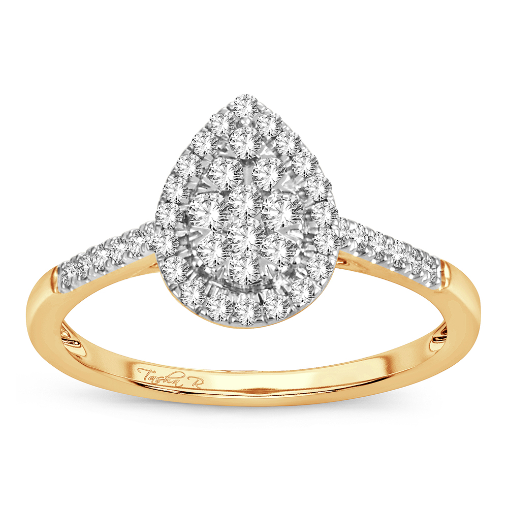 56629_1.jpg 14K 0.33CT Diamond ring - Image 1