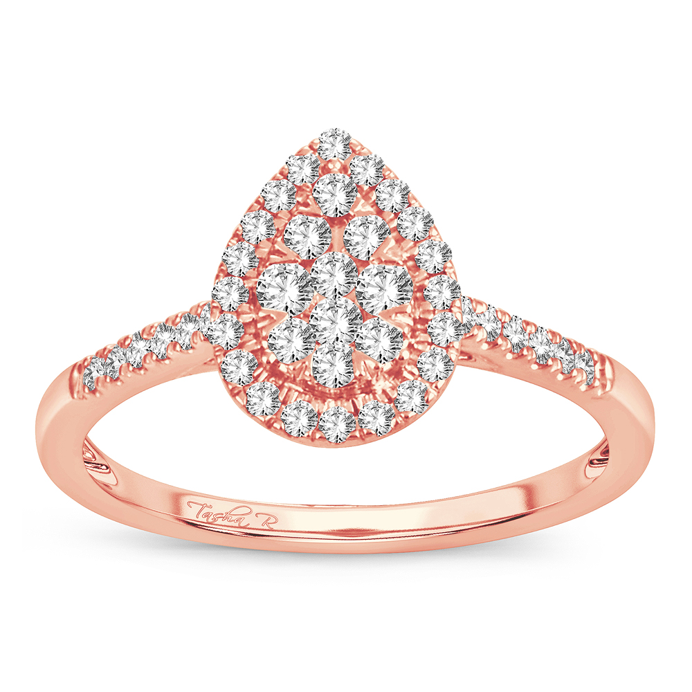 56631_1.jpg 14K 0.33CT Diamond ring - Image 1