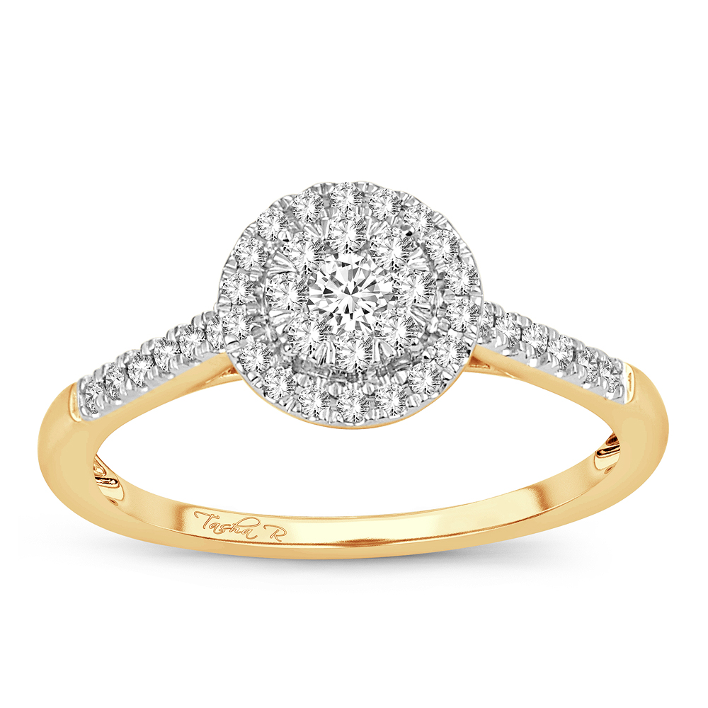 56634_1.jpg 14K 0.33CT Diamond ring - Image 1
