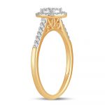 14K 0.33CT Diamond ring - Image 2