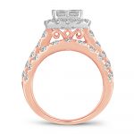 14K 4.00CT Diamond bridal ring - Image 3