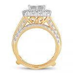 14K 4.00CT Diamond bridal ring - Image 3