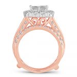 14K 4.00CT Diamond bridal ring - Image 3