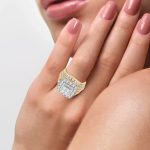 14K 4.00CT Diamond bridal ring - Image 4
