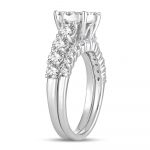 14K 2.00CT Diamond bridal set - Image 3