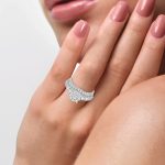 14K 2.00CT Diamond bridal set - Image 4