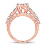 14K 2.00CT Diamond bridal set - Image 3