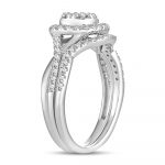 14K 0.55CT Diamond bridal set - Image 2