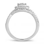 14K 0.55CT Diamond bridal set - Image 3