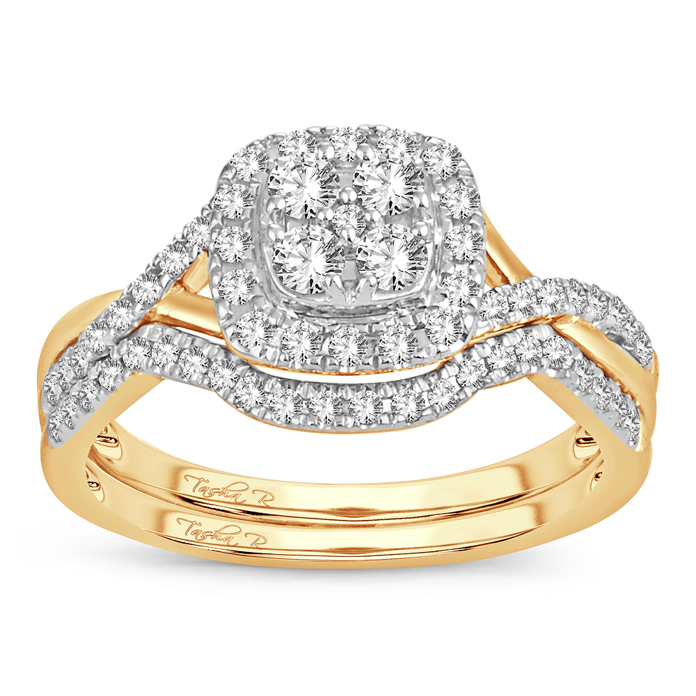 56722_1.jpg 14K 0.55CT Diamond bridal set - Image 1