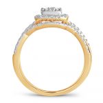 14K 0.55CT Diamond bridal set - Image 3