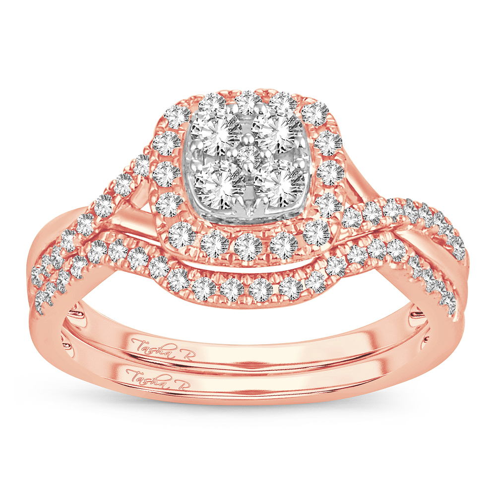 56723_1.jpg 14K 0.55CT Diamond bridal set - Image 1