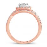 14K 0.55CT Diamond bridal set - Image 3