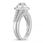 14K 1.00CT Diamond bridal set - Image 2
