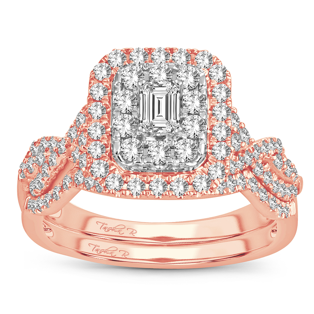 56729_1.jpg 14K 1.00CT Diamond bridal set - Image 1