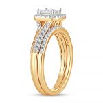 14K 0.50CT Diamond bridal set - Image 2