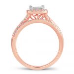 14K 0.50CT Diamond bridal set - Image 3
