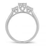 14K 0.33CT PR/CT Diamond RING. - Image 3