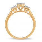 14K 0.33CT PR/CT Diamond RING. - Image 3