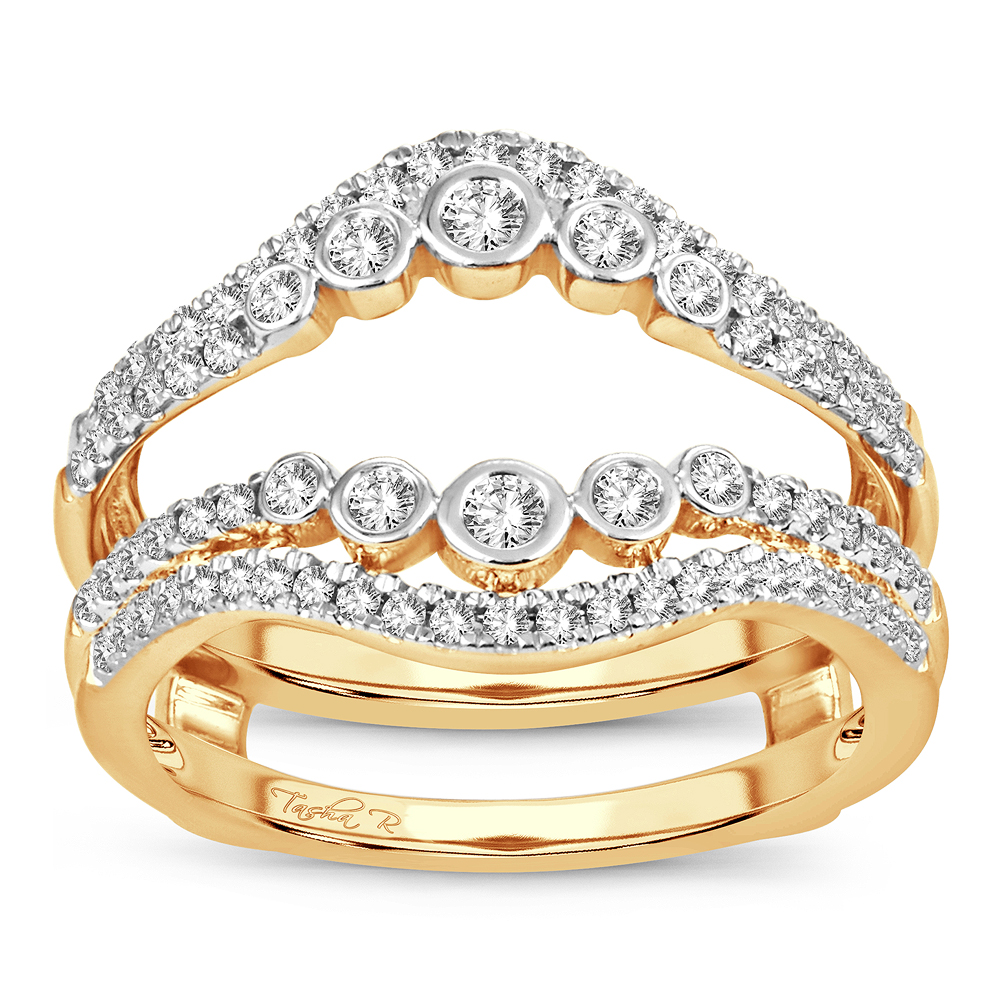 56801_1.jpg 14K 0.50CT Diamond ring guard - Image 1