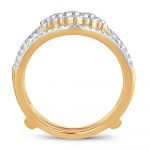 14K 0.50CT Diamond ring guard - Image 3