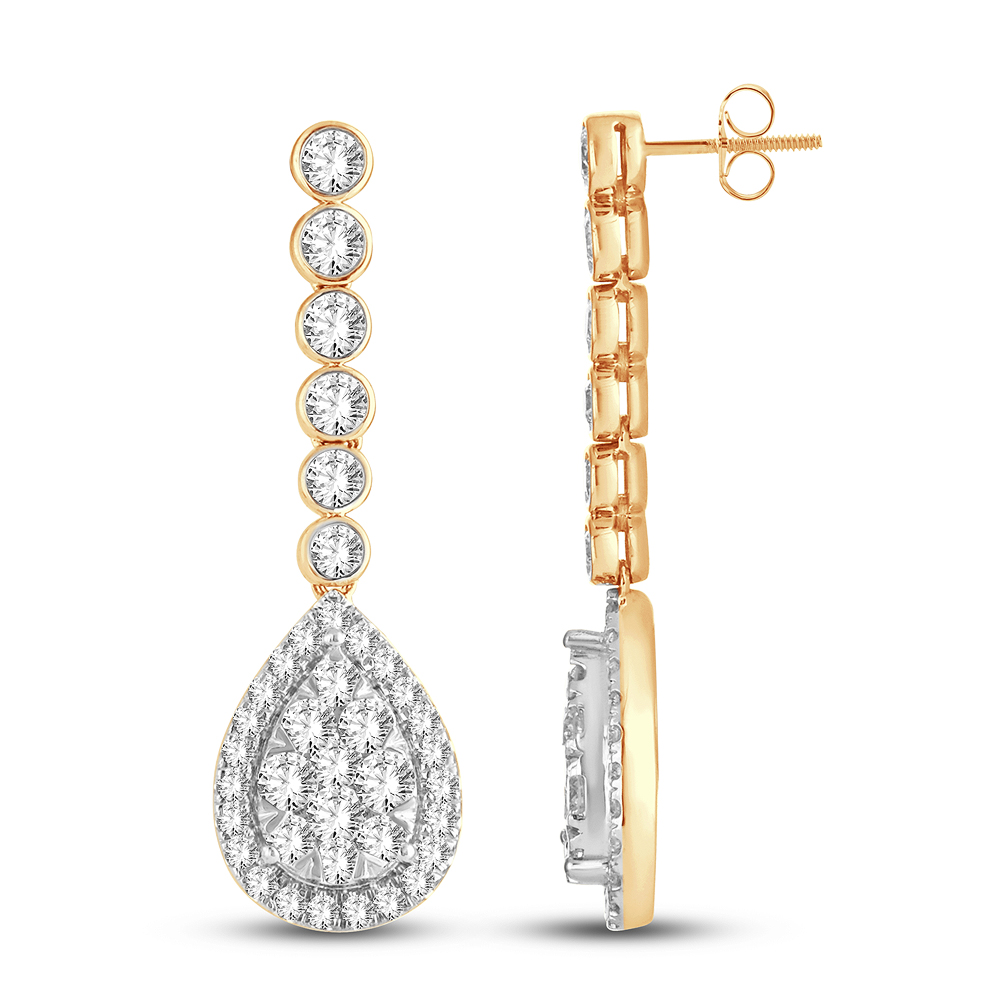 56828_1.jpg 14K 3.01CT Diamond Earrings - Image 1