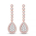 14K 3.01CT Diamond Earrings - Image 2