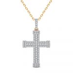 14K 1.00CT Diamond Pendant