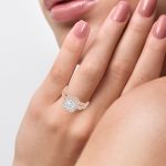 14K 0.62CT Diamond Bridal Ring - Image 4