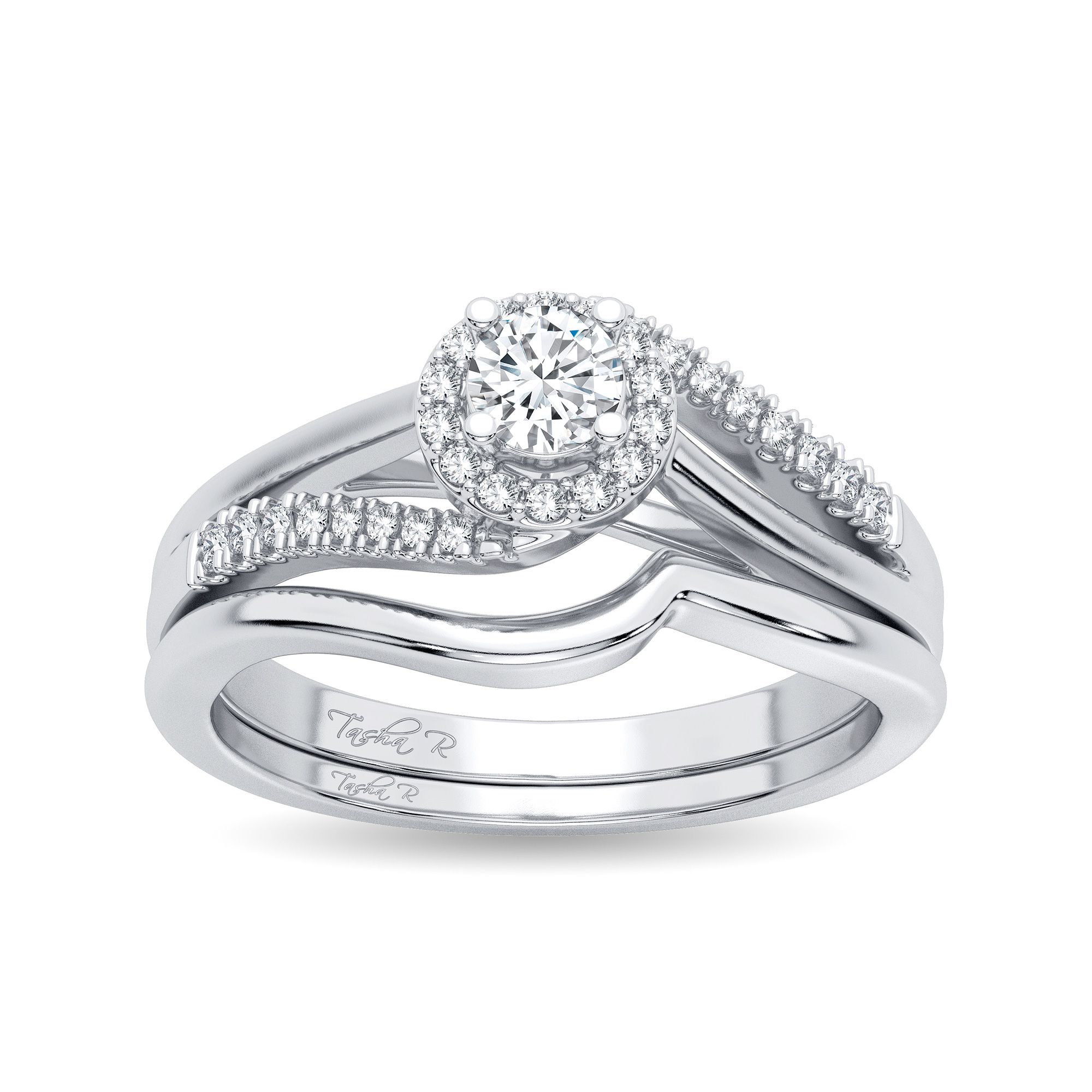 58100_1.jpg 14K 0.25CT Diamond Bridal Ring - Image 1