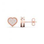 10K 0.05CT Diamond Earring - Image 2