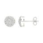 10K 0.10CT Diamond Earring - Image 2