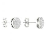 10K 0.10CT Diamond Earring - Image 3